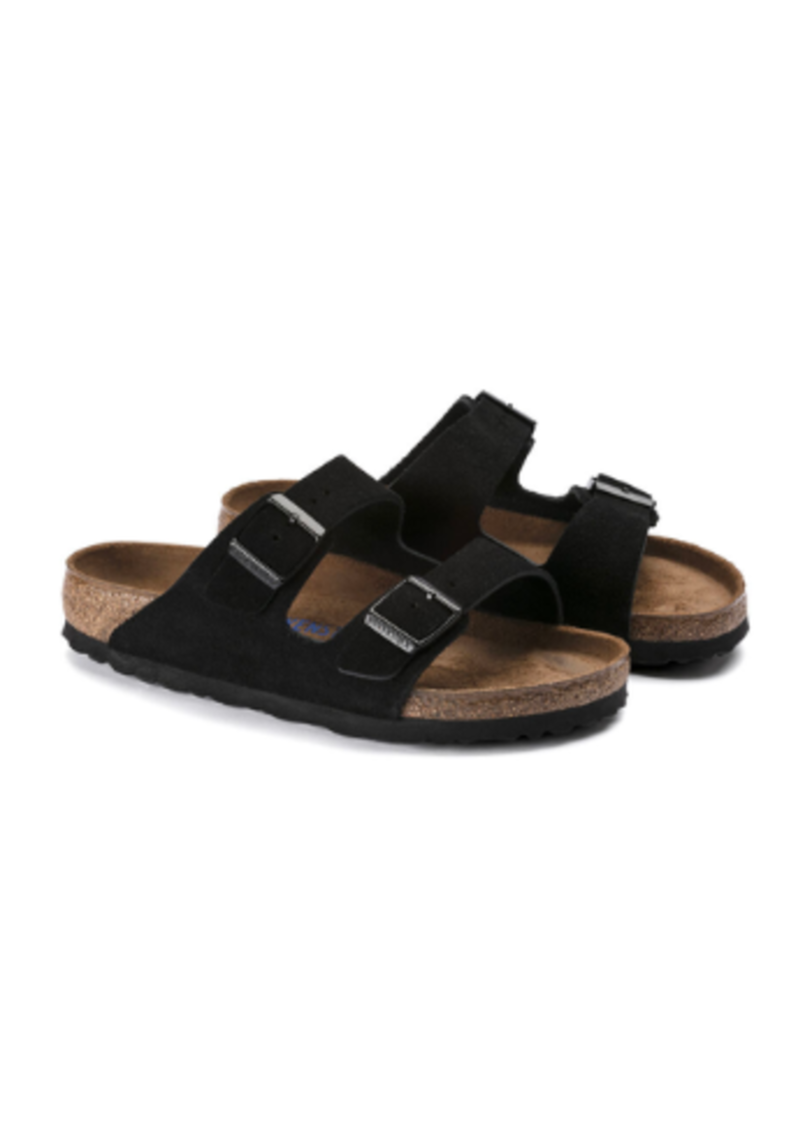 Birkenstock Arizona in Dark Teal Suede Leather (Soft Footbed)