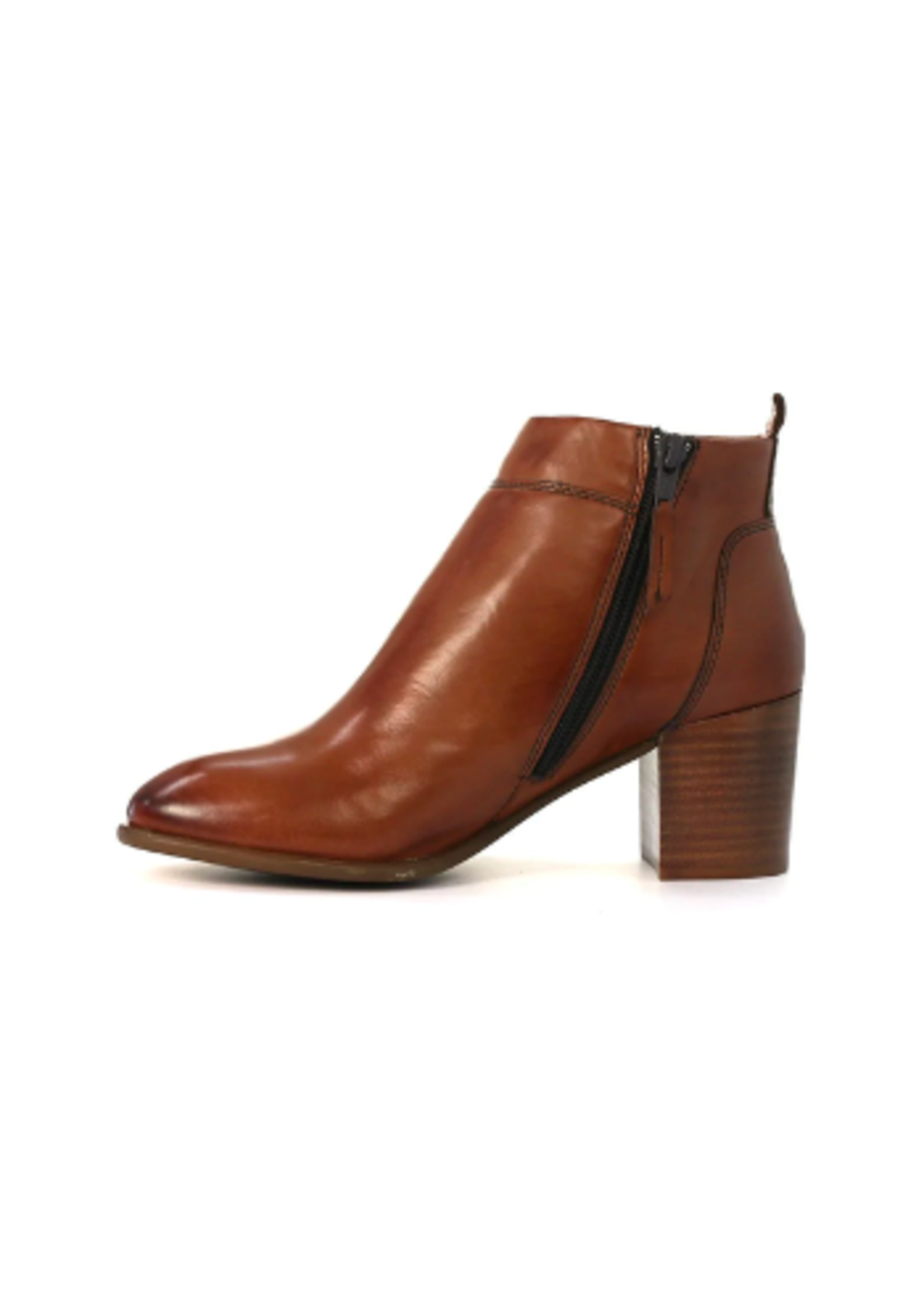 EOS Footwear Polim Leather Ankle Boots - Brandy