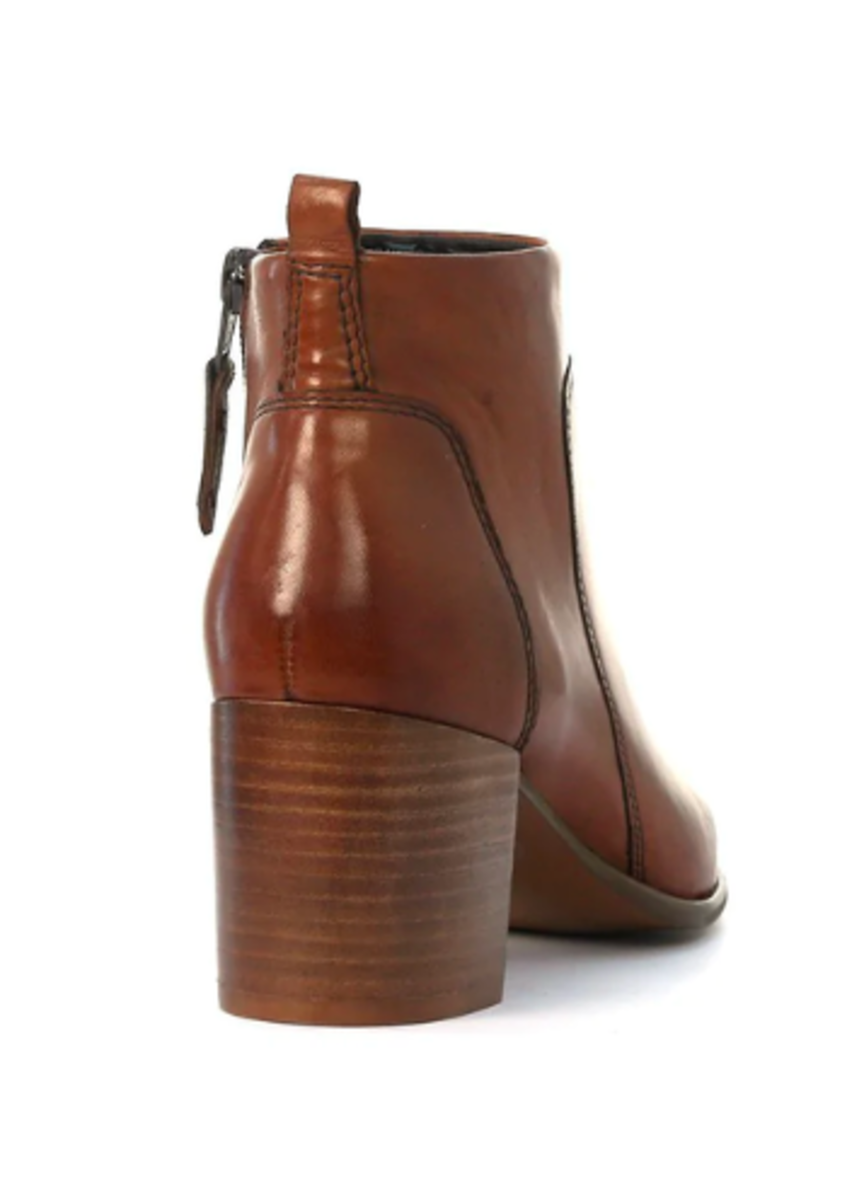 EOS Footwear Polim Leather Ankle Boots - Brandy
