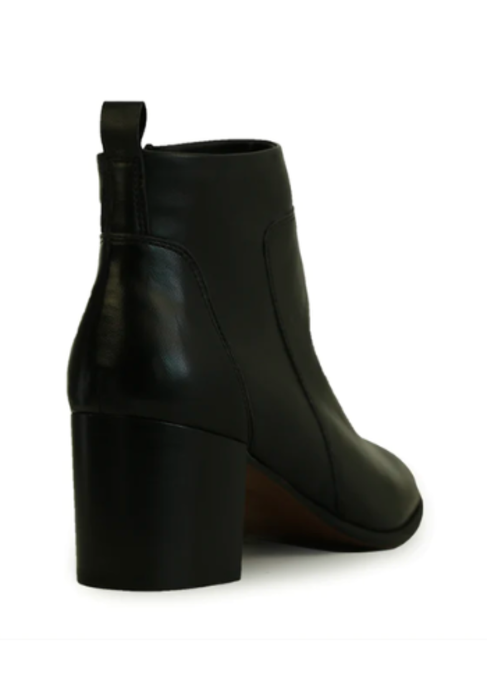 EOS Footwear EOS - Polim Leather Ankle Boots - Black