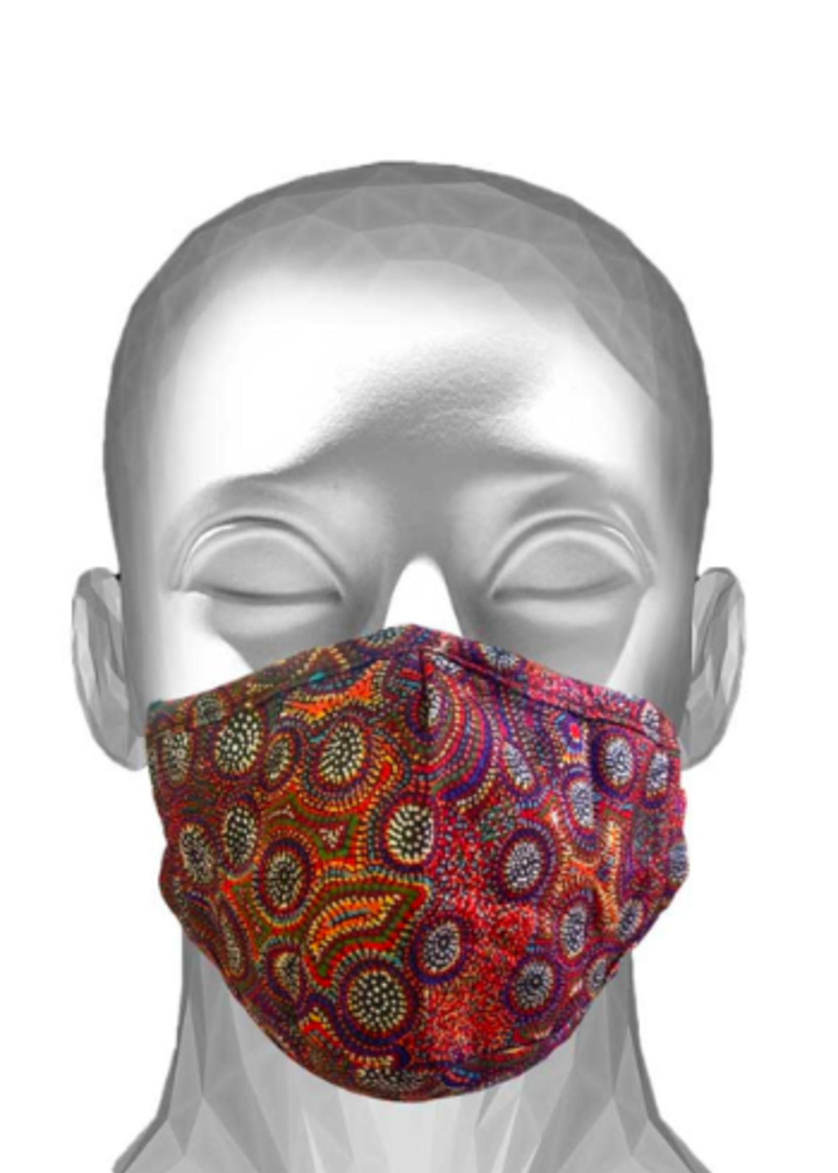 Utopia Face Mask - Janie Petyarre Morgan - Atwakeye