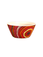 Utopia Bamboo Bowl Small - Barbara Weir - Sunrise of my Mother's Country (SBBS222)