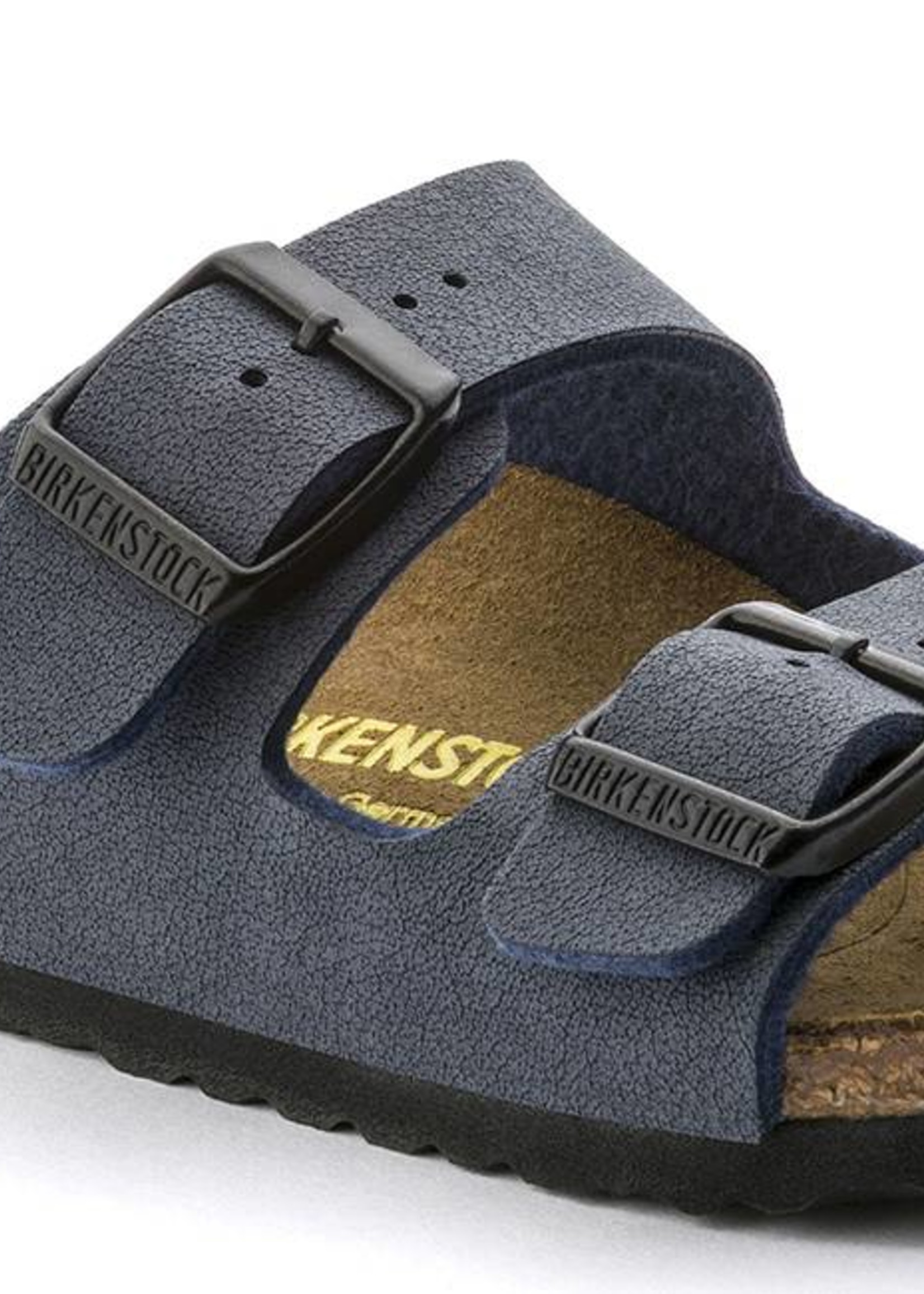 Birkenstock Birkenstock Arizona Kids - Birko-Flor Nubuck in Navy (Classic Footbed - Suede Lined)