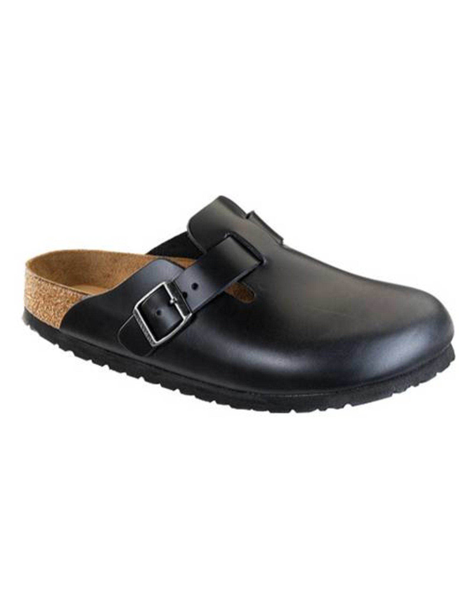 Birkenstock Boston in Smooth Black 