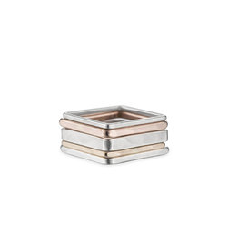 Colleen Mauer Designs Square Stacking Ring Set