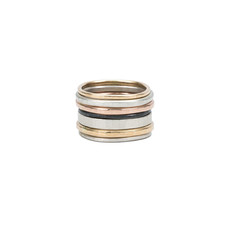 Colleen Mauer Designs 4-Color Mixed Metal Stacking Rings