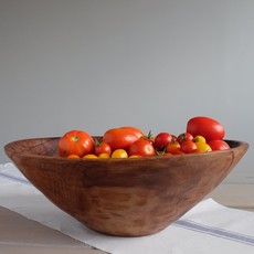 Round Higuerilla Salad Bowl 17"