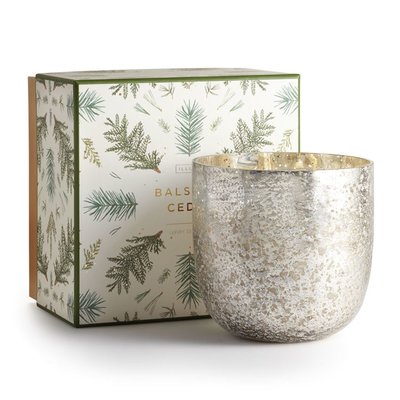 Mercury Glass Luxe Holiday Candle