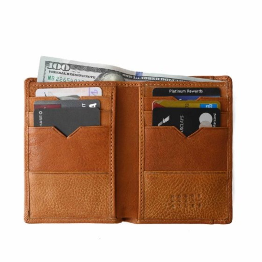 Leather Tri-fold Wallet - Moore & Giles