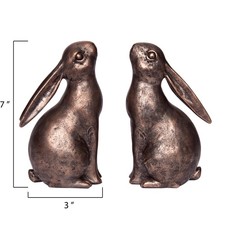 Individual Resin Bunny Bookend