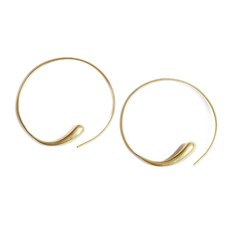 Dash Hoop Threader Earrings