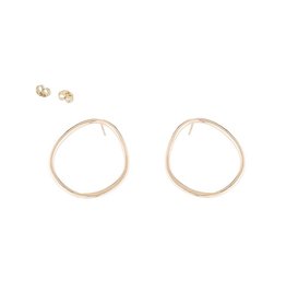 Colleen Mauer Designs Pear Stud Gold Earrings