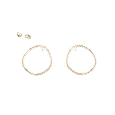 Colleen Mauer Designs Pear Stud Gold Earrings