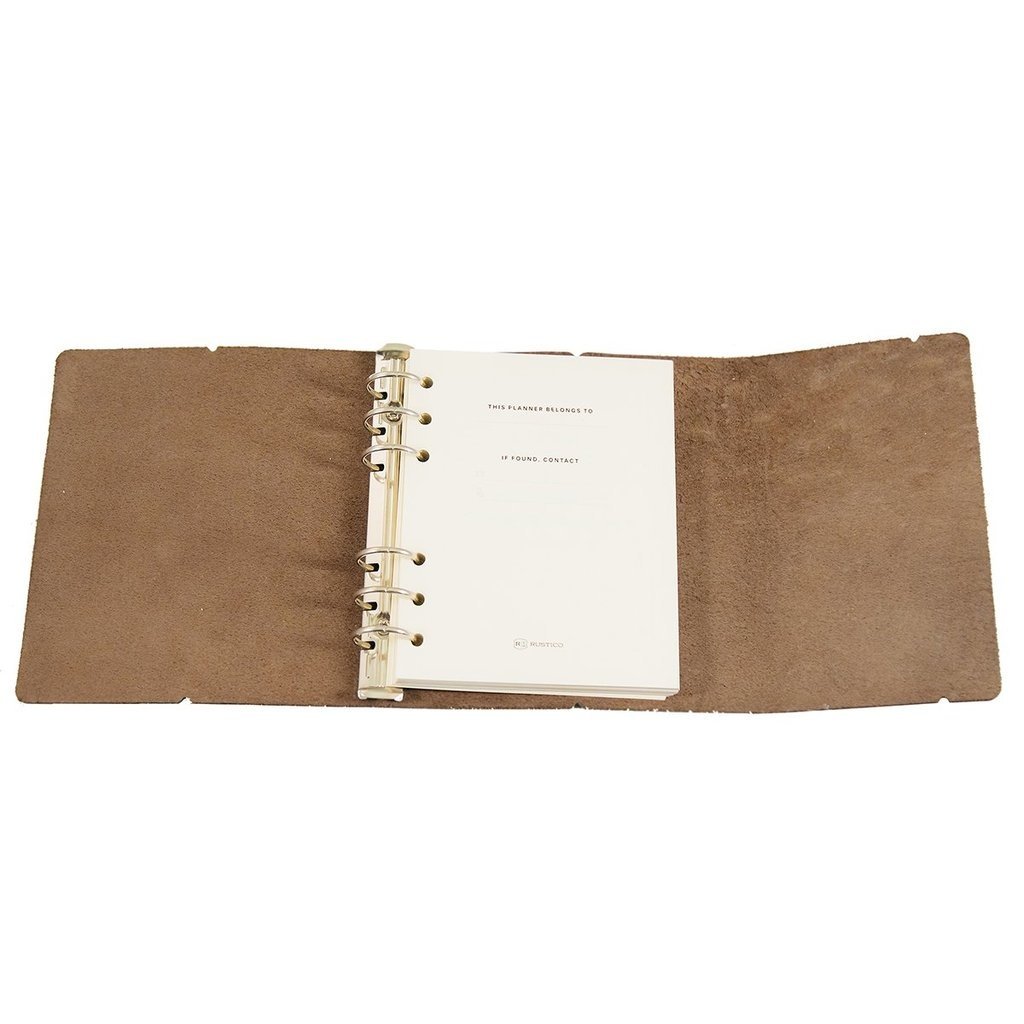 Leather Weekly Task Planner