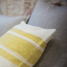 Libeco Libeco Mustard Stripe 20" Pillow