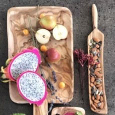 Olive Wood Rectangle Tapas Dish