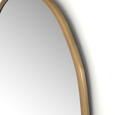 Organic Shape Brass Mirror