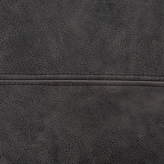 Harrison Black Leather Bench