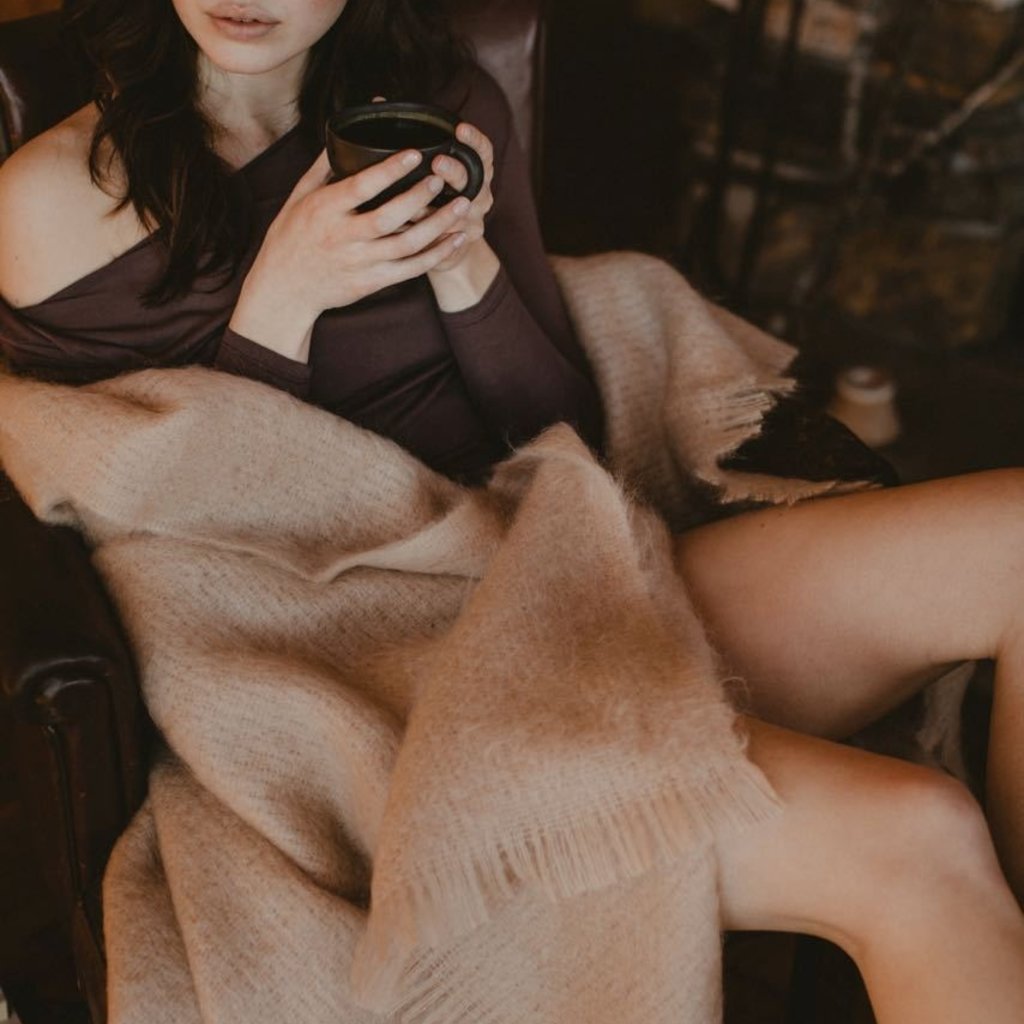 Evangeline Evangeline Mohair Throw