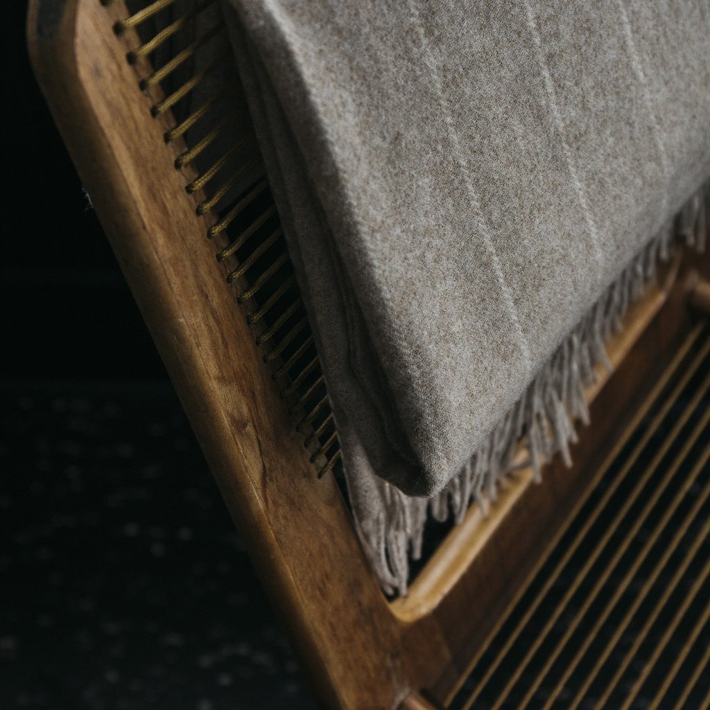 Evangeline Evangeline Patterned Merino Throw