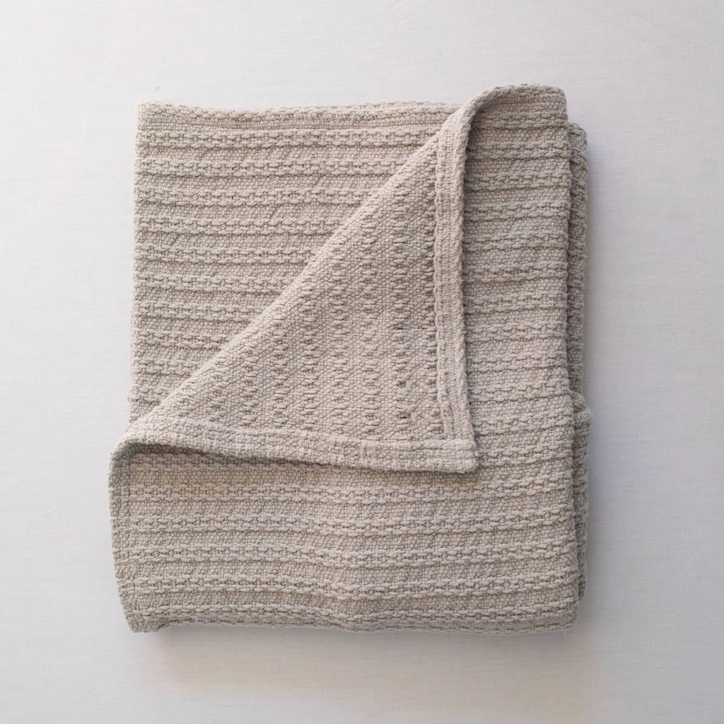 Evangeline 100% Cotton Cable Knit Throw