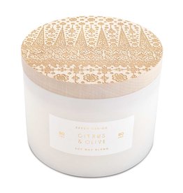 3-Wick Block Print Candle