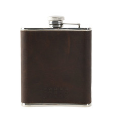 Moore and Giles Leather Wrapped Flask