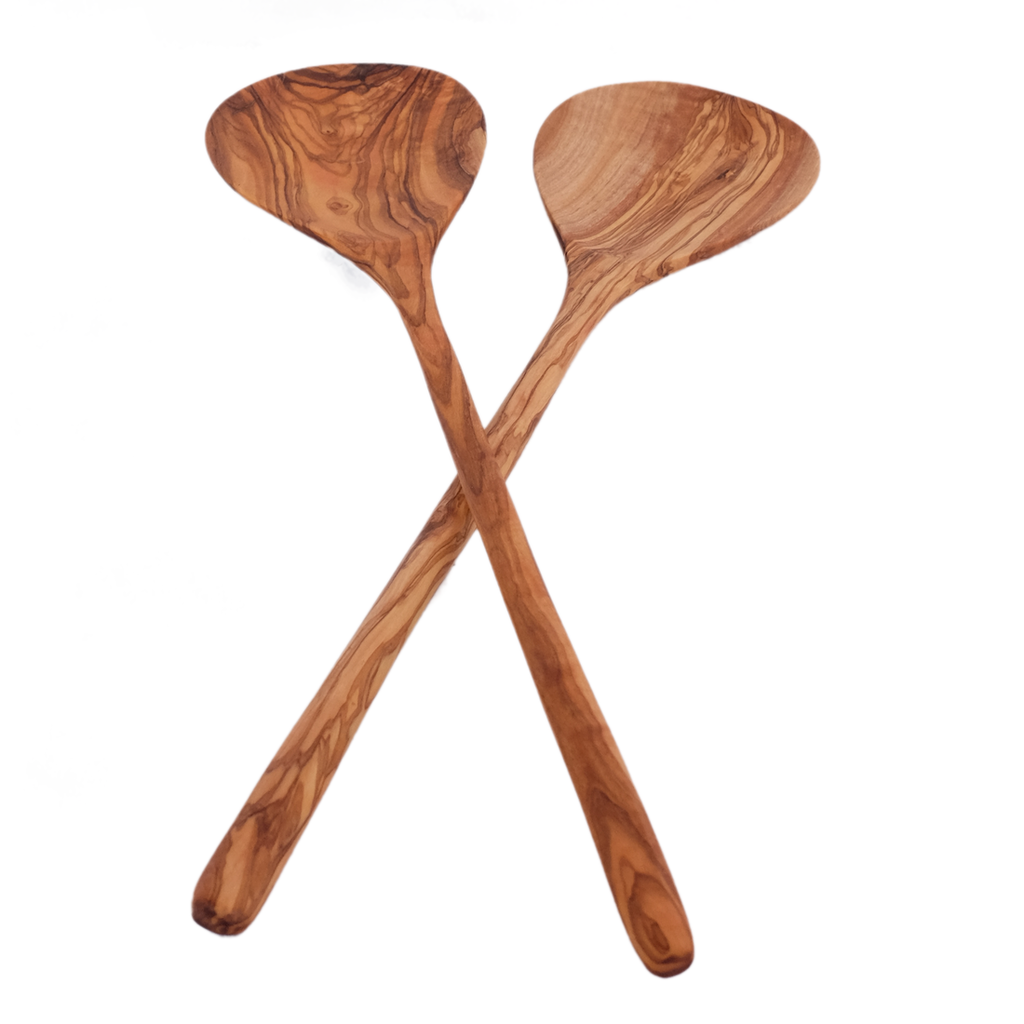 Olive Wood  Salad Set