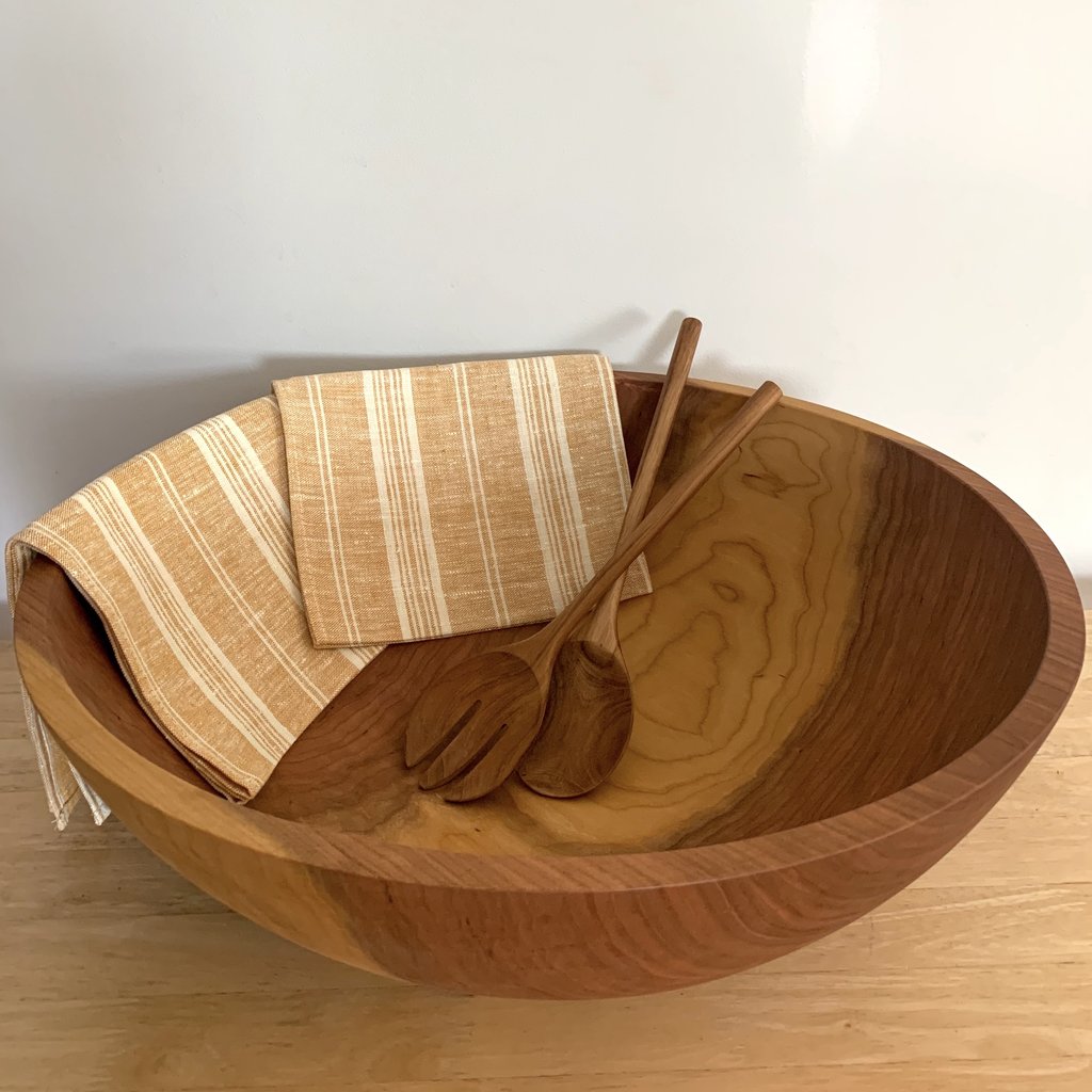 Handmade Cherry Salad Bowl