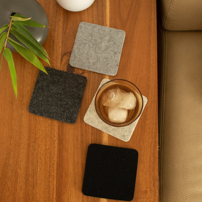Graf Lantz Square Felt Coasters (Set of 4)