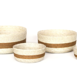 Color Stripe Round Basket