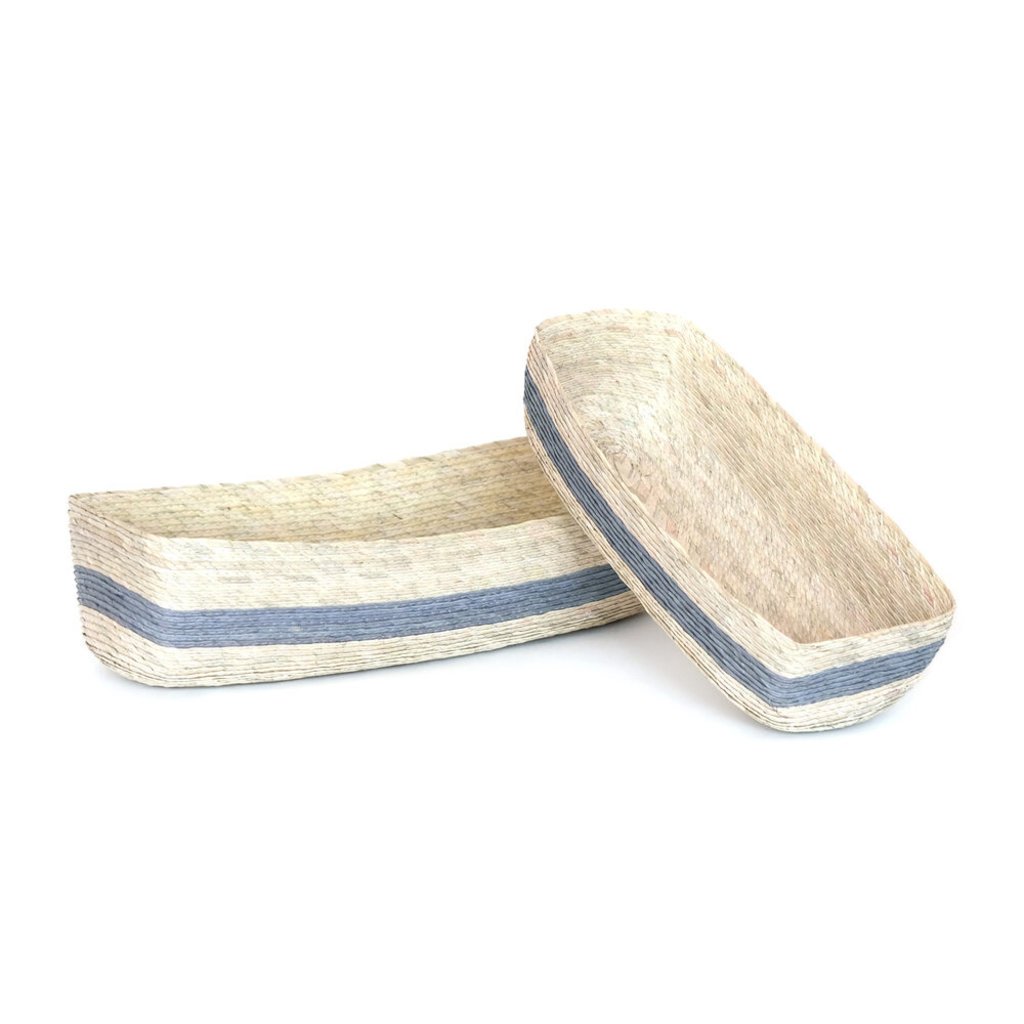 Color Stripe Rectangular Basket