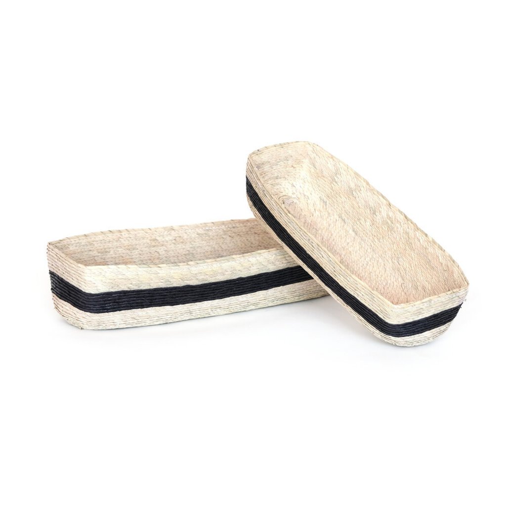 Color Stripe Rectangular Basket