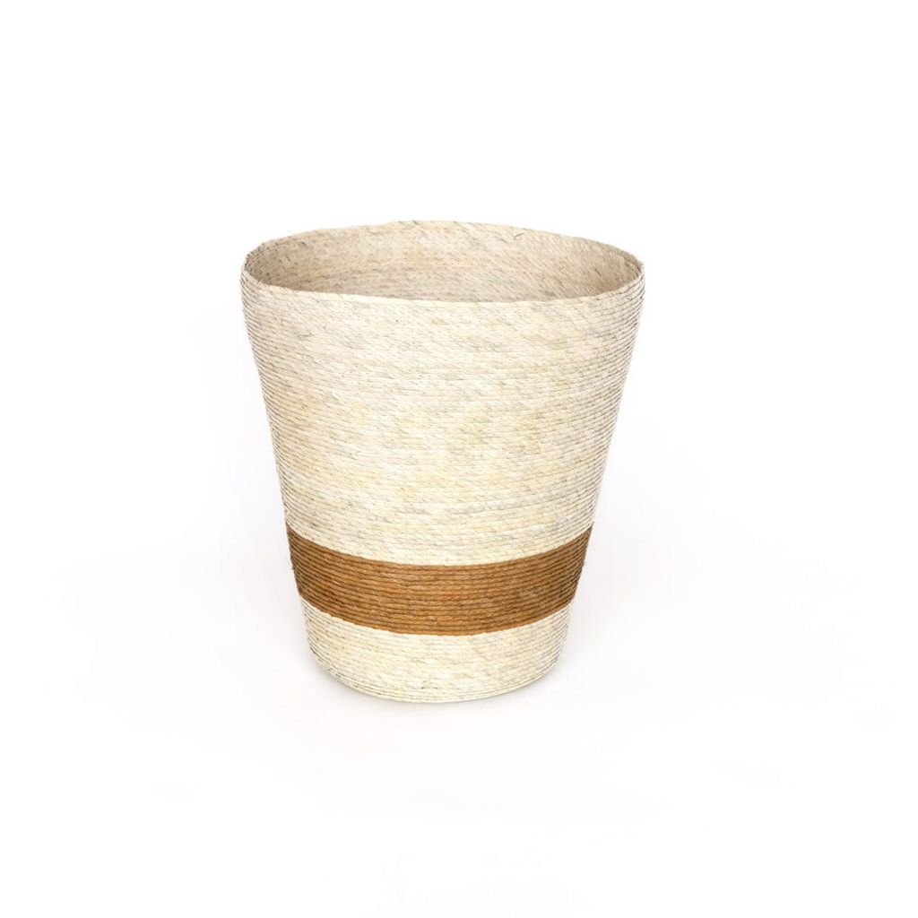Conical Basket Natural/Stripe