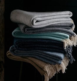 Evangeline Merino Herringbone Throw