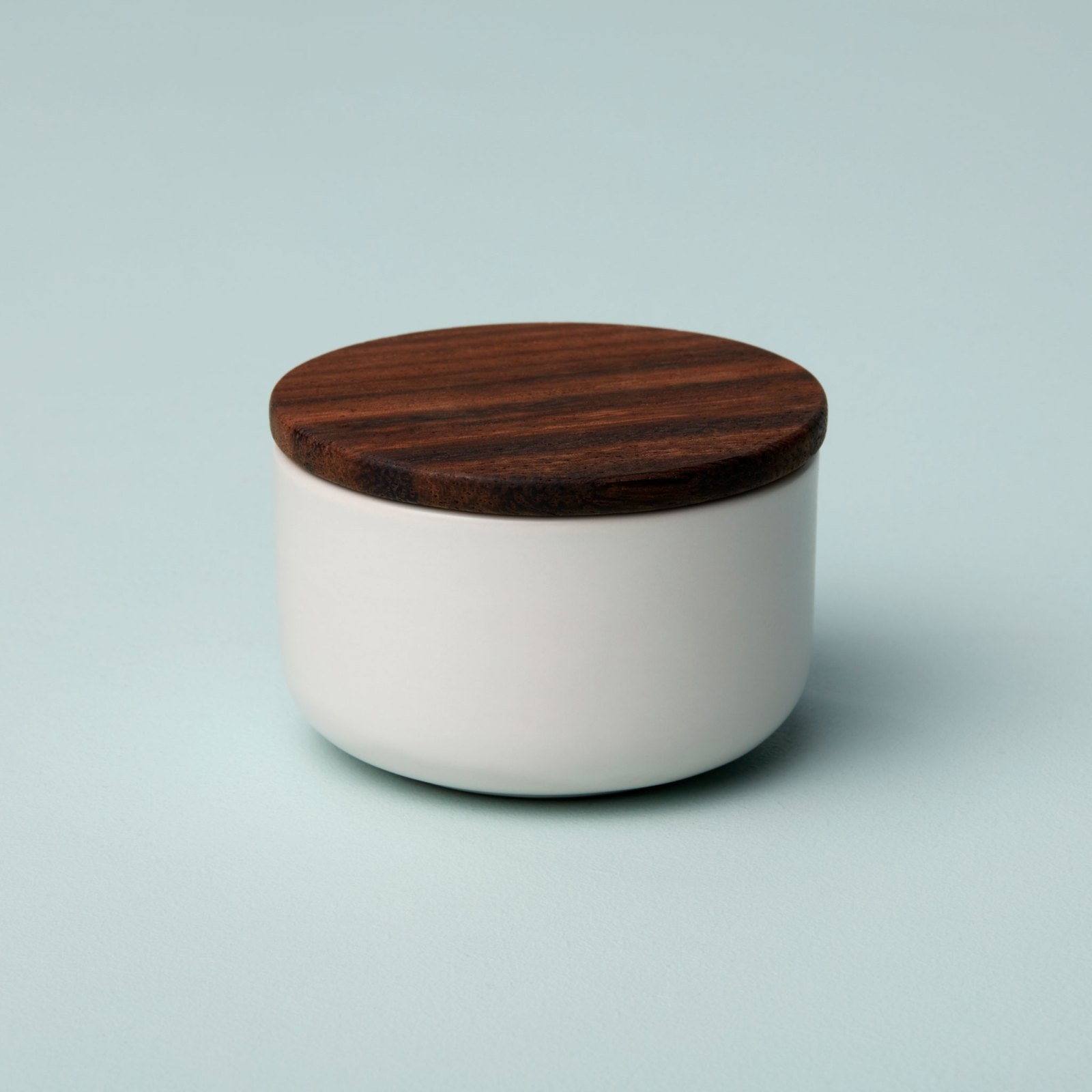 Enamel Storage Containers with Acacia Wood Lids – Be Just