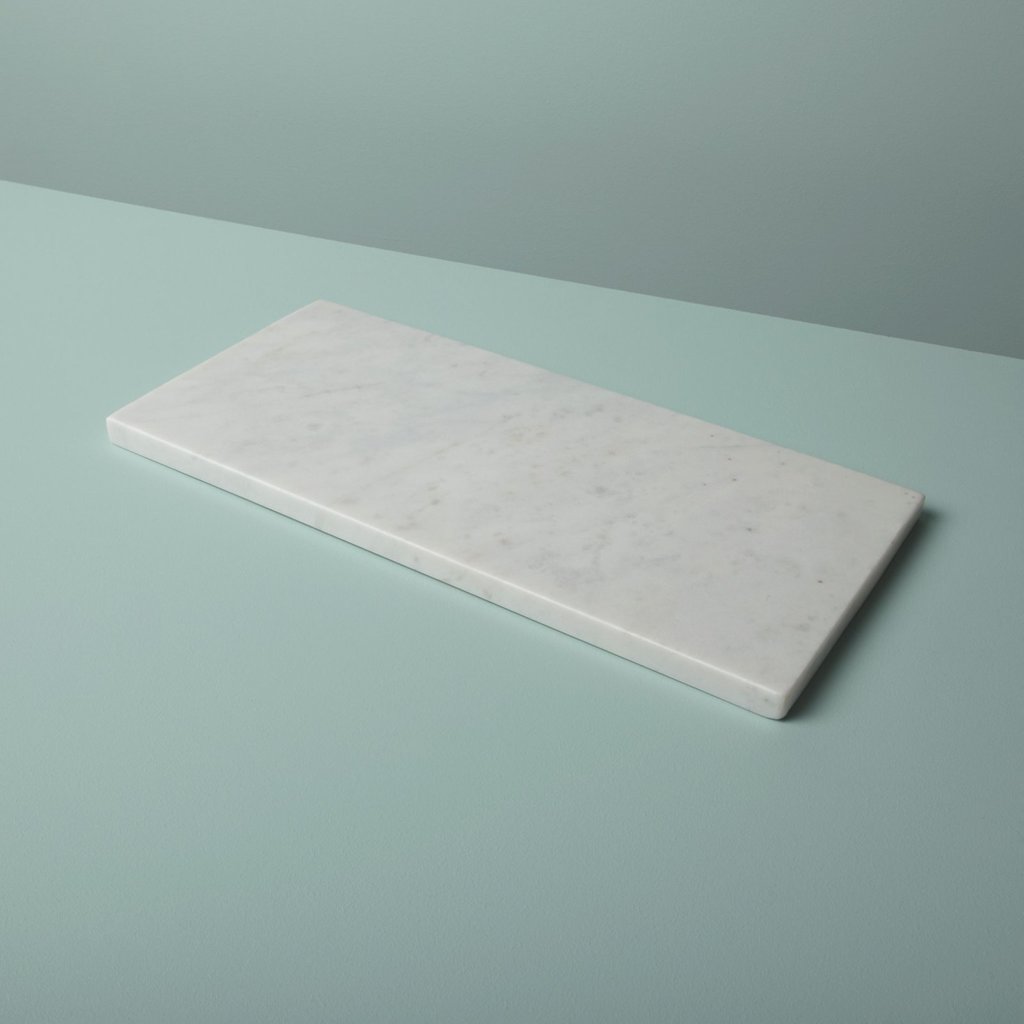 White Marble Rectangular Board