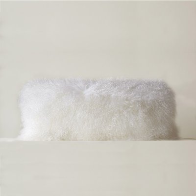 Mongolian Lamb Fur Lumbar Pillow