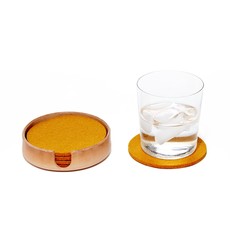 Graf Lantz Graf Lantz Small Leather Tray/Coaster Holder