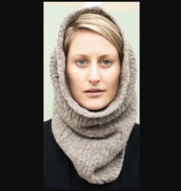 Alpaca Hand Knit Hood