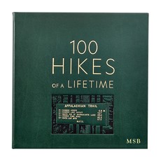 Leather Bound "100 Hikes of a Lifetime" Book