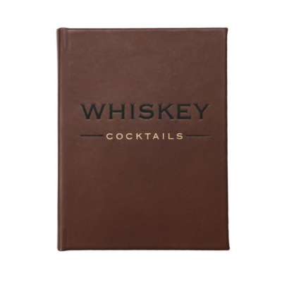 "Whiskey Cocktails" Leather Bound Book