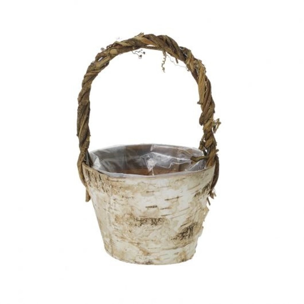 Birch Basket with Handle