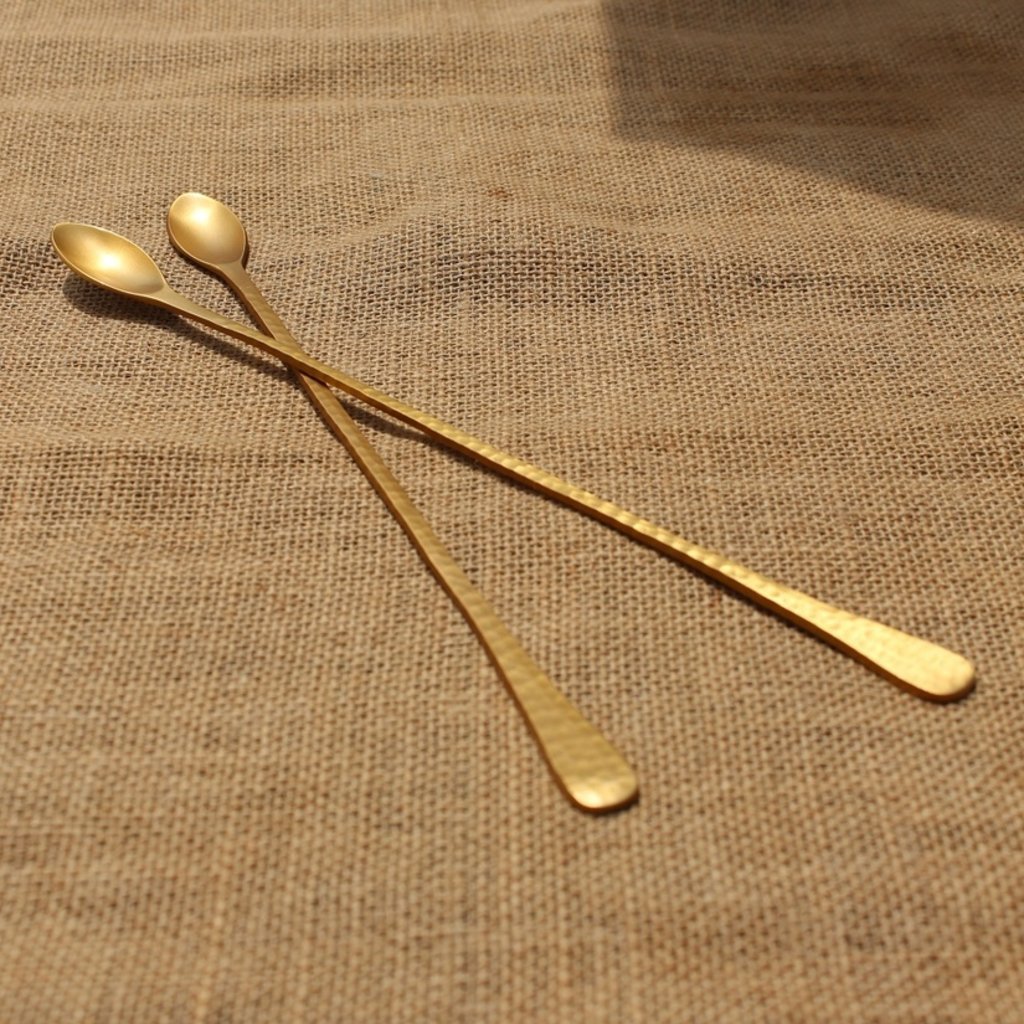 Long Brass Bar Spoon
