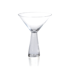 Slate Hammered Stem Martini Glass