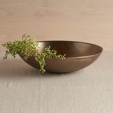 Slate Hand-Cast Brass Bowl