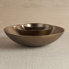 Slate Hand-Cast Brass Bowl