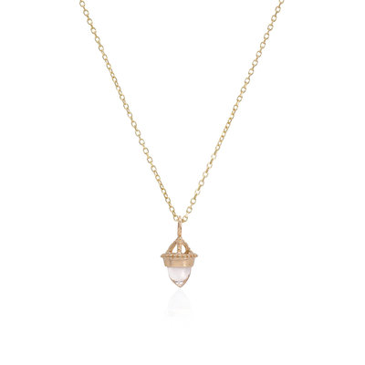 Vale Jewelry Clear Quartz Amulet Necklace