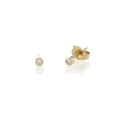 Vale Jewelry Vale Origins Small White Diamond Earrings