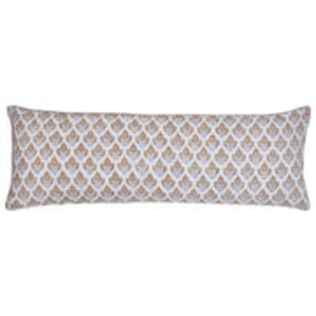 Iris Cannon Block Print Pillow